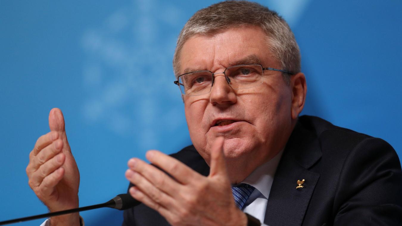 <p>IOC-Präsident Thomas Bach</p>