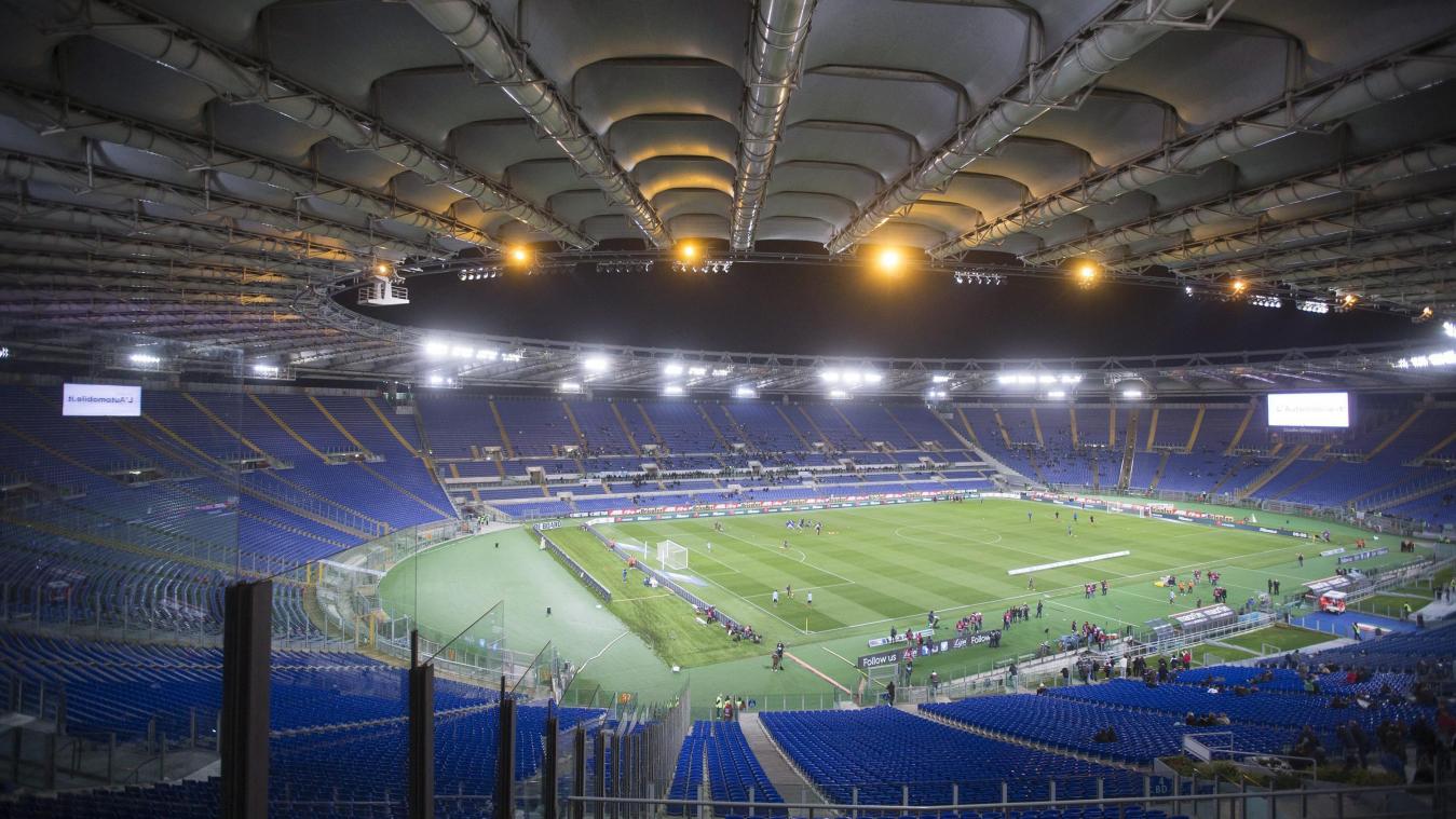 <p>Eine Innenansicht des Stade Olimpico in Rom, wo die Fußball-EM in diesem Jahr starten soll.</p>