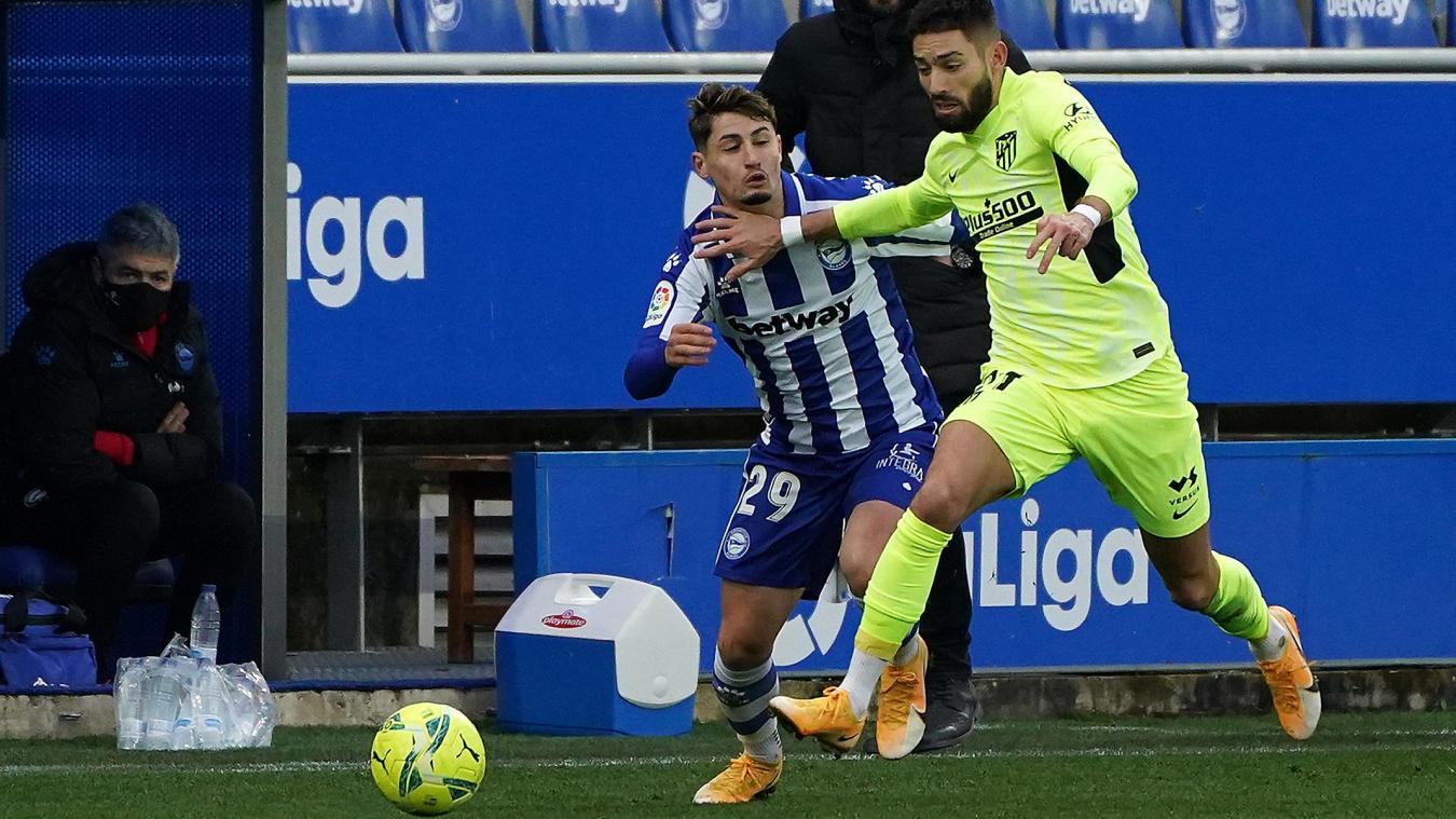 <p>Carrasco (vorne) fehlt seinem Klub im La-Liga-Spiel am Sonntag gegen Cadiz.</p>