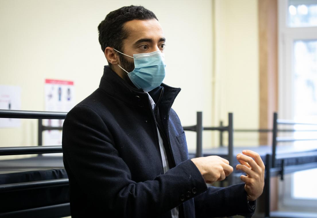 <p>Staatssekretär Sammy Mahdi</p>