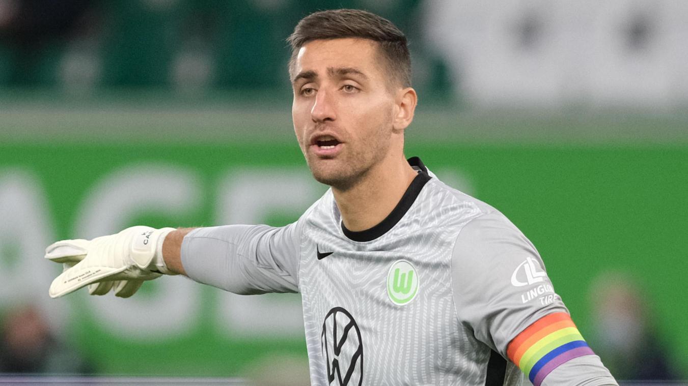 <p>Koen Casteels zeigt seit Wochen starke Leistungen im Trikot von Wolfsburg.</p>