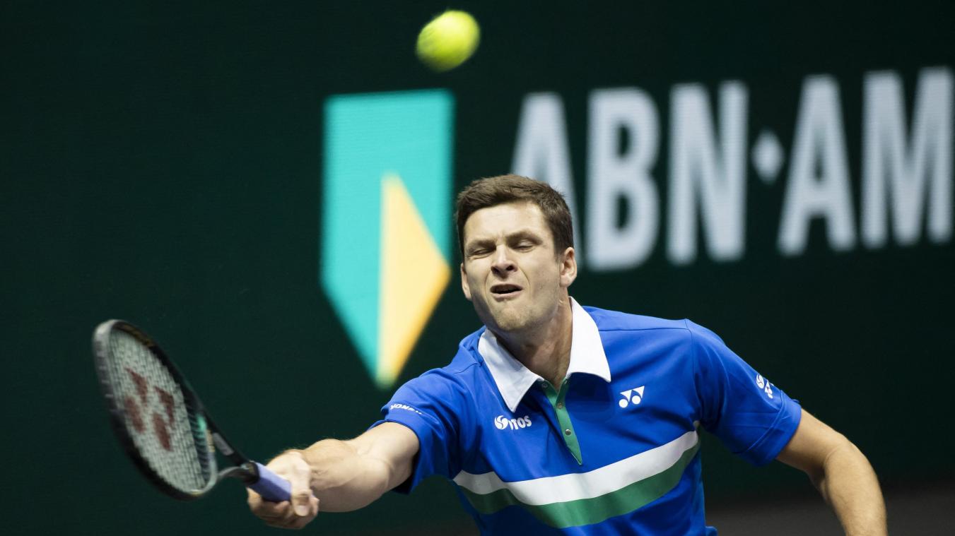 <p>Hubert Hurkacz in Aktion</p>