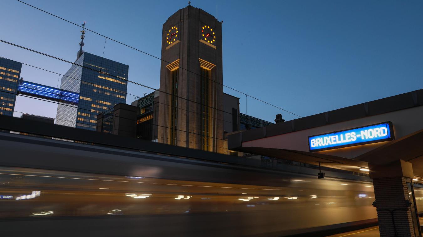 <p>Ein Blick auf den Brüsseler Nordbahnhof</p>
