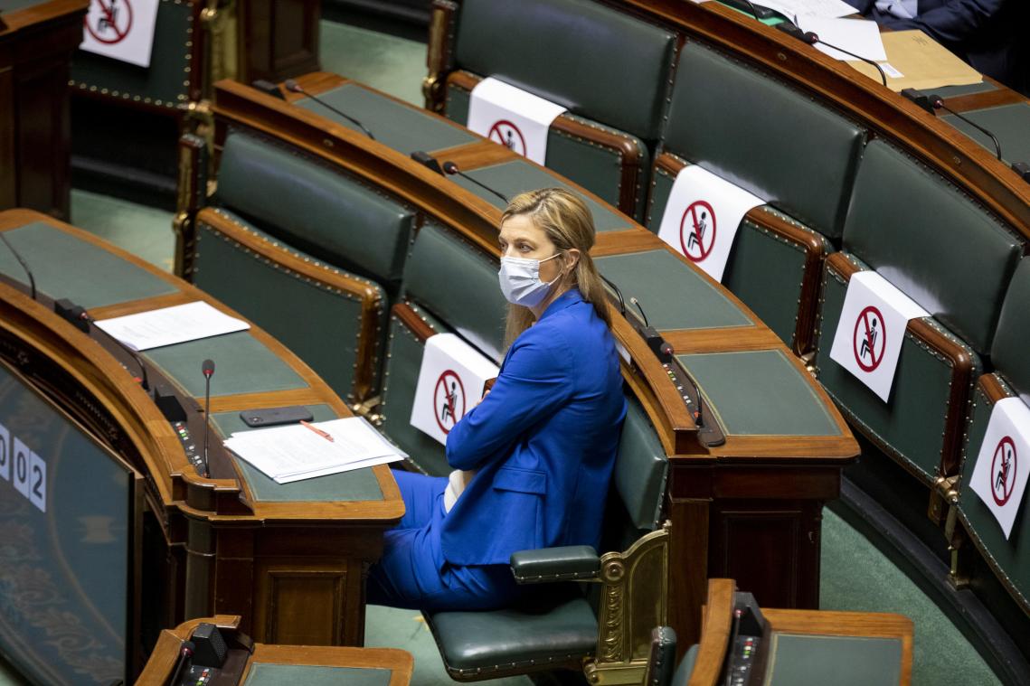<p>Arbeitet am Pandemie-Gesetz: Ministerin Annelies Verlinden Foto: belga</p>