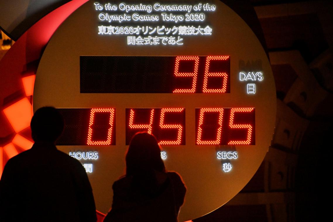 <p>Der Countdown für die Olympische Spiele läuft.</p>