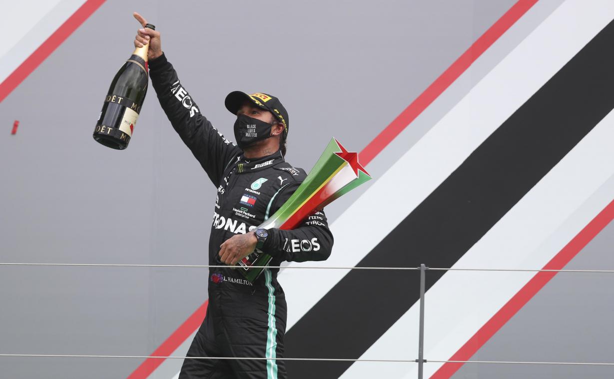 <p>Lewis Hamilton will wieder feiern.</p>