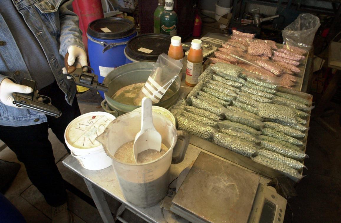 <p>Immer mehr niederländische Drogenlabore in Belgien</p>
