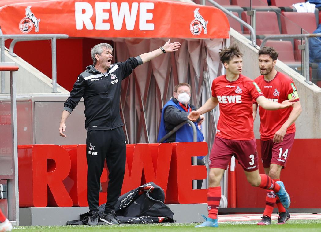 <p>Friedhelm Funkel ist überzeugt, dass er mit dem 1.FC Köln die Klasse halten wird.</p>