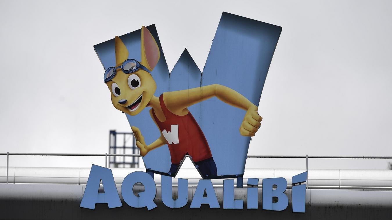 <p>Der Eingang des Aqualibi-Parks in Wavre</p>