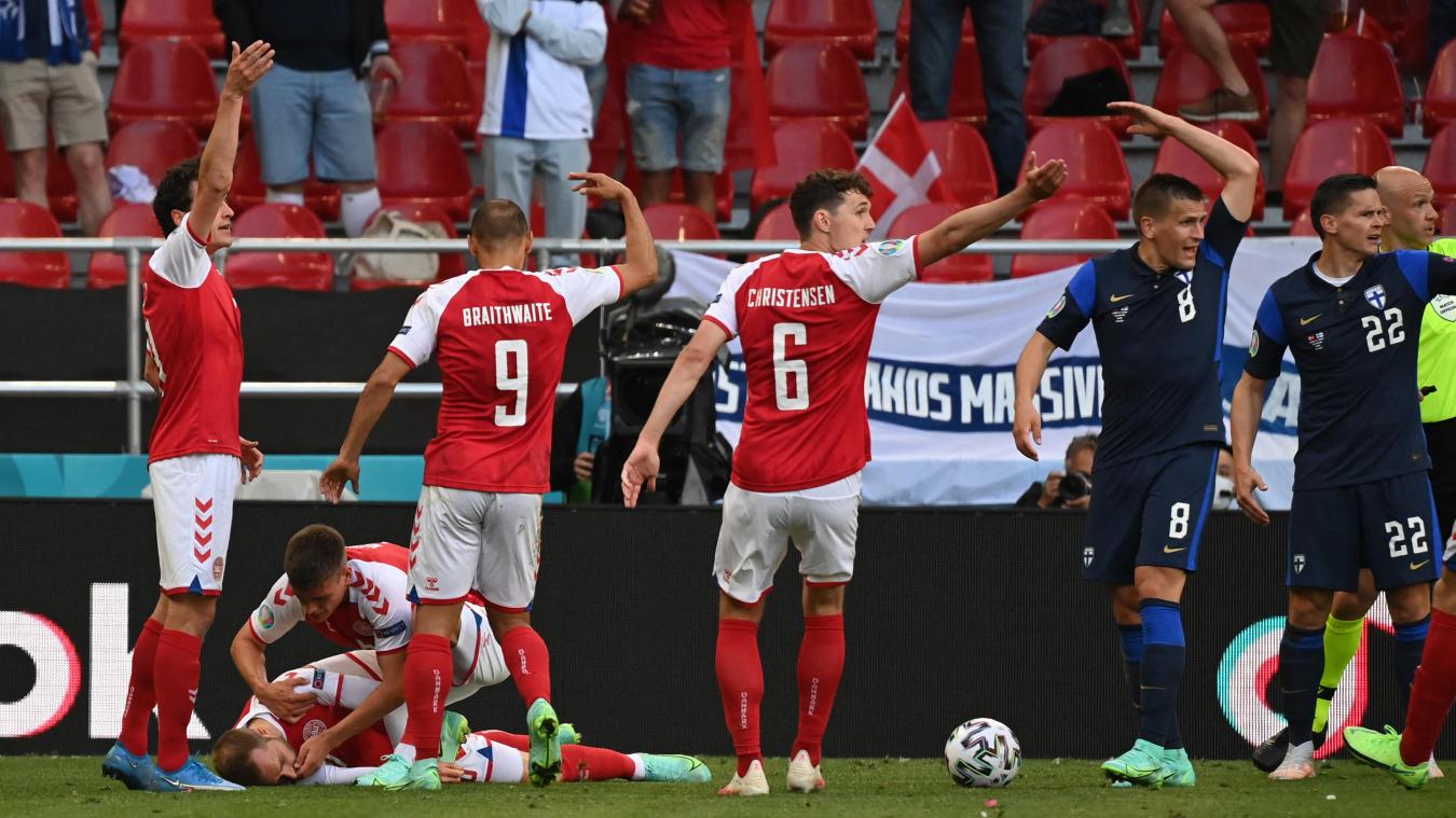 <p>Dänemarks Fußball-Nationalspieler Christian Eriksen ist beim EM-Spiel gegen Finnland zusammengebrochen.</p>
