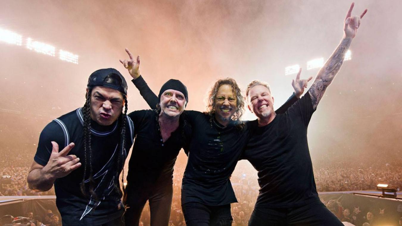 <p>Kommen 2022 nach Belgien: die Band Metallica.</p>