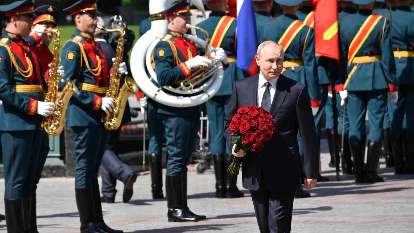<p>Kremlchef Wladimir Putin nahm am Dienstag an einer Gedenkfeier teil.</p>