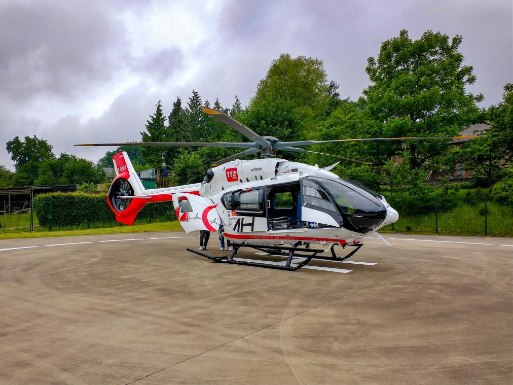 <p>Am 1. Juli nimmt der Luftrettungsdienst CMH aus Bra-sur-Lienne diesen Airbus H145 D3 in Betrieb, der damit erstmals überhaupt in Europa für medizinische Zwecke eingesetzt wird.</p>