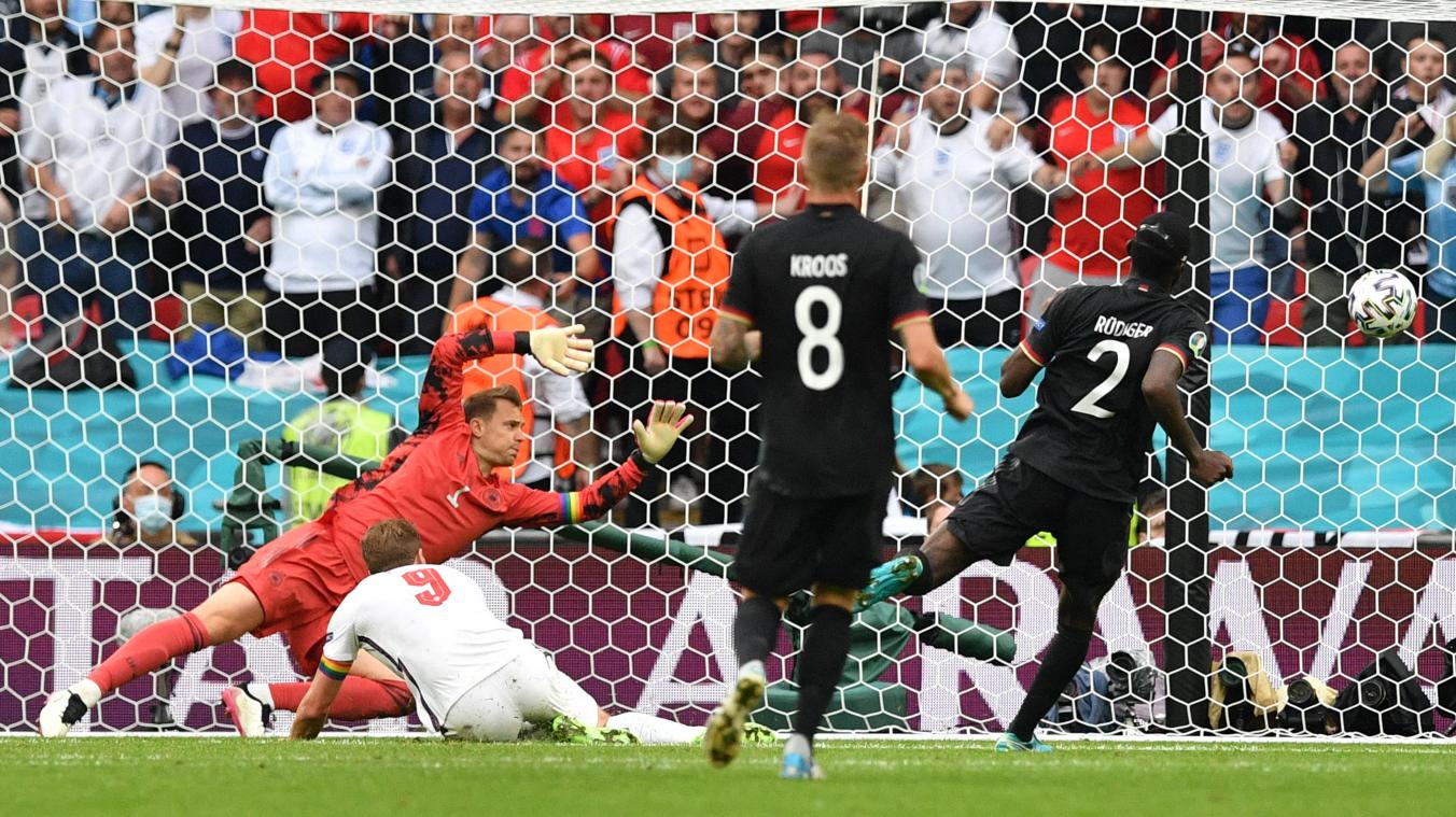 <p>Bye-Bye: Deutschland verliert Achtelfinale gegen England</p>
