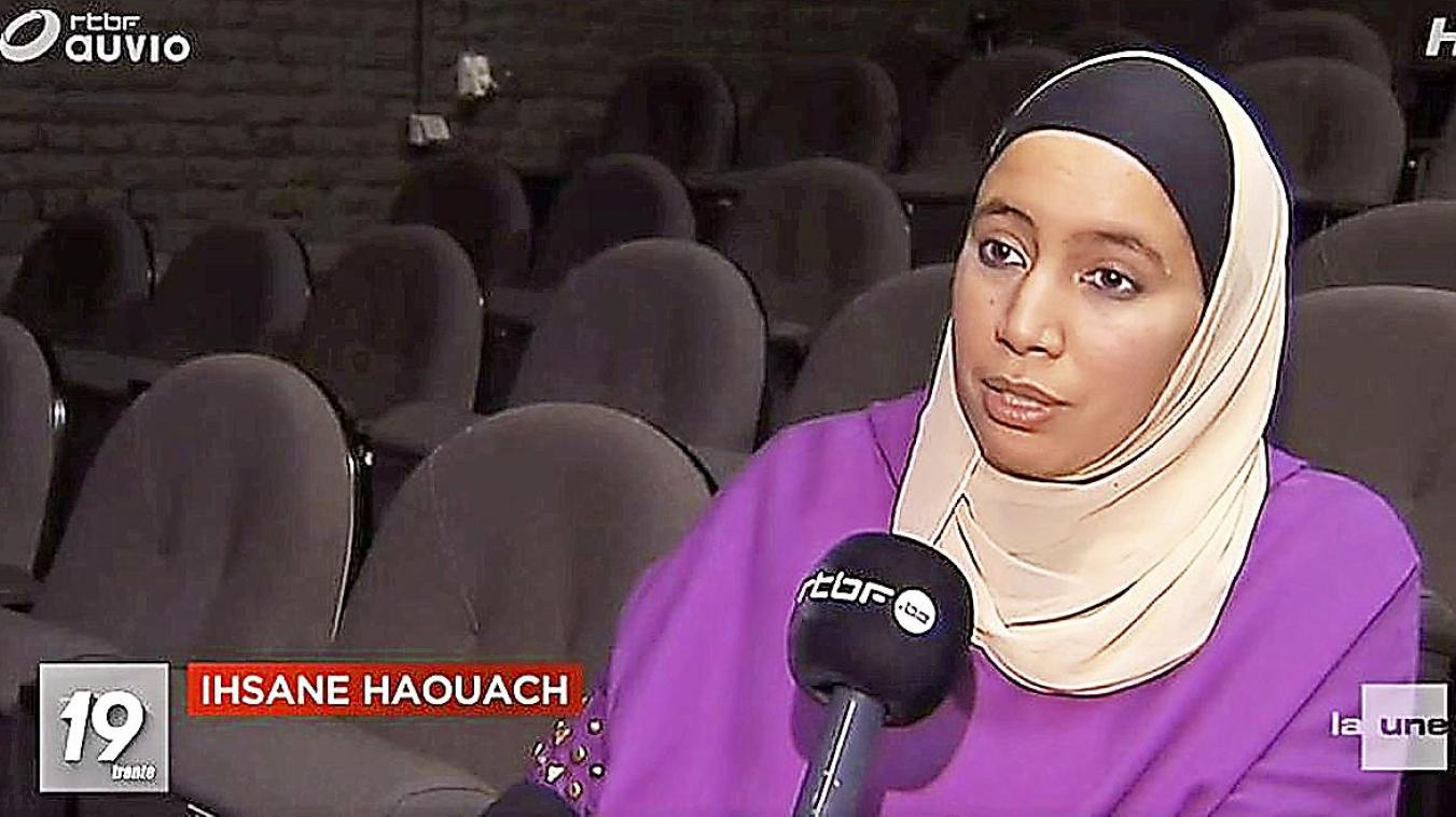 <p>Screenshot der RTBF-Abendnachrichten: Ihsane Haouach</p>
