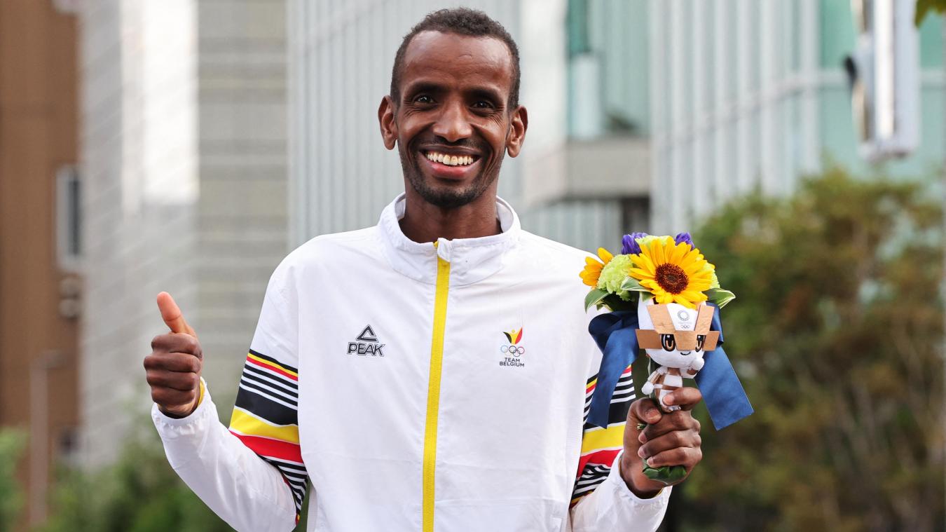 <p>Sicherte sich im Marathon Bronze: Bashir Abdi.</p>