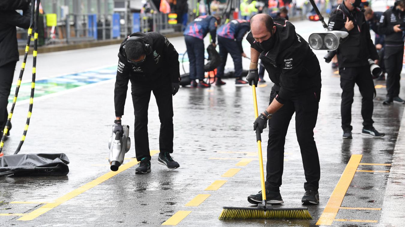 <p>Dauerregen in Spa-Francorchamps: Start der Formel 1 verzögert sich weiter</p>
