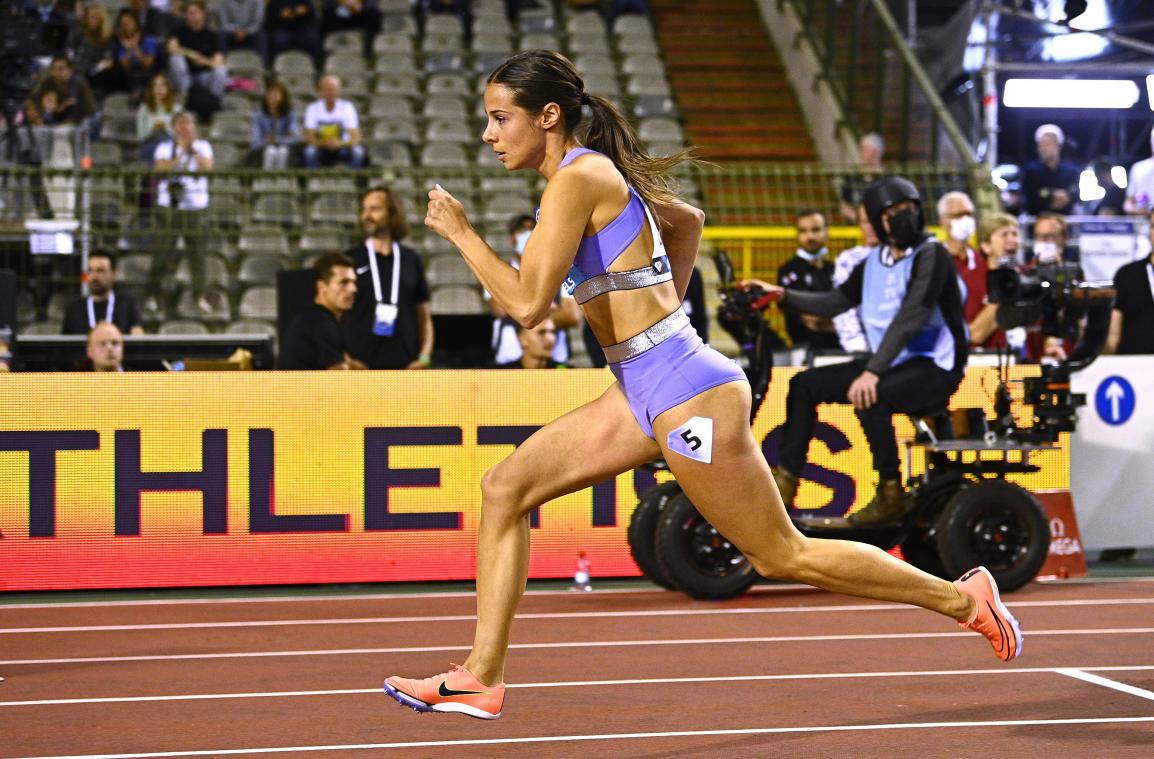 <p>Camille Laus gewann den 400-Meter-Lauf in persönlicher Saisonbestzeit.</p>