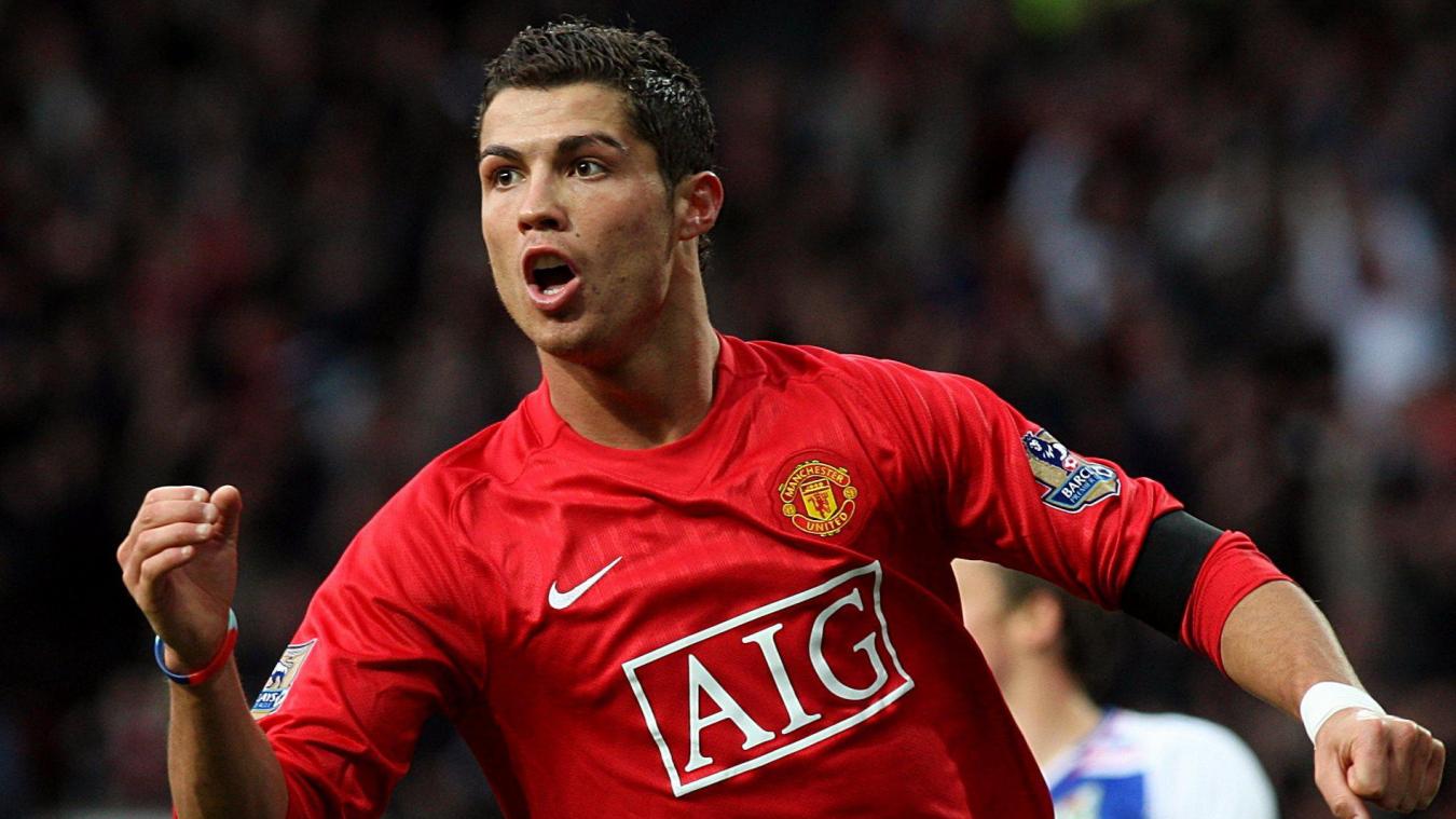 <p>Cristiano Ronaldo im United-Trikot im Jahr 2007</p>