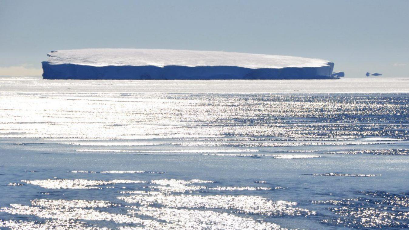 <p>Ein riesiger Eisberg treibt in der Atka-Bucht in der Antarktis: Das Ozonloch hatte in den letzten Jahren den Großteil der Antarktis vor einer Erwärmung geschützt. Allerdings hat die Region zuletzt die vollen Auswirkungen des Klimawandels zu spüren bekommen.</p>