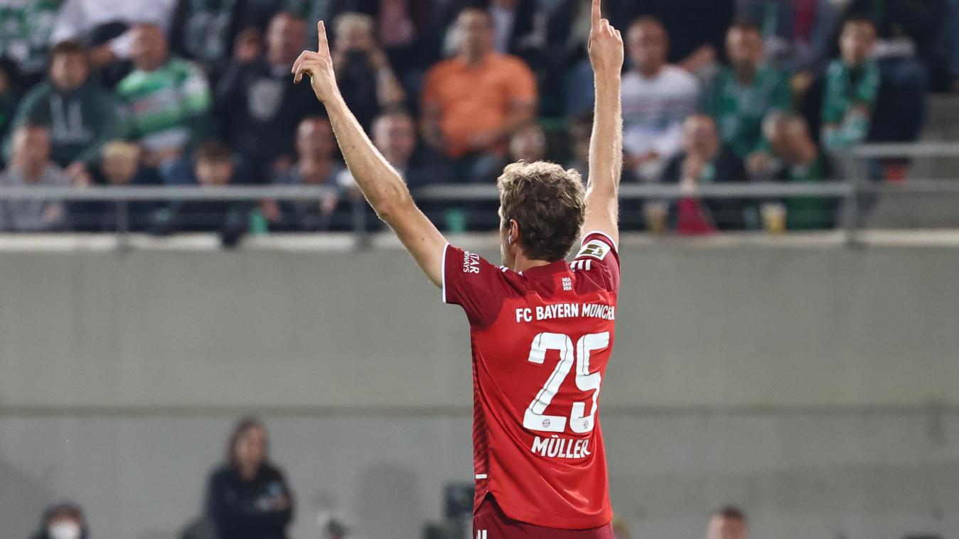 <p>Thomas Müller brachte den Bayern-Sieg auf den Weg.</p>