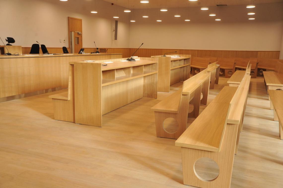 <p>Saal 3 im Gerichtsgebäude: Hier wurde gegen einen Kelmiser eine Haftstrafe von drei Jahren gefordert.</p>