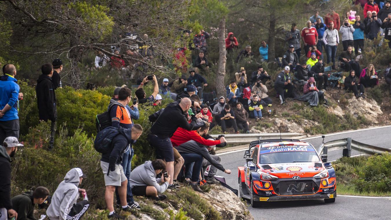 <p>Thierry Neuville in Aktion</p>