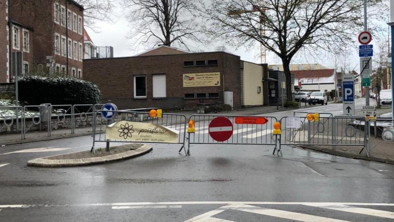 <p>Simarstraße in Eupen während drei Wochen vollständig gesperrt</p>
