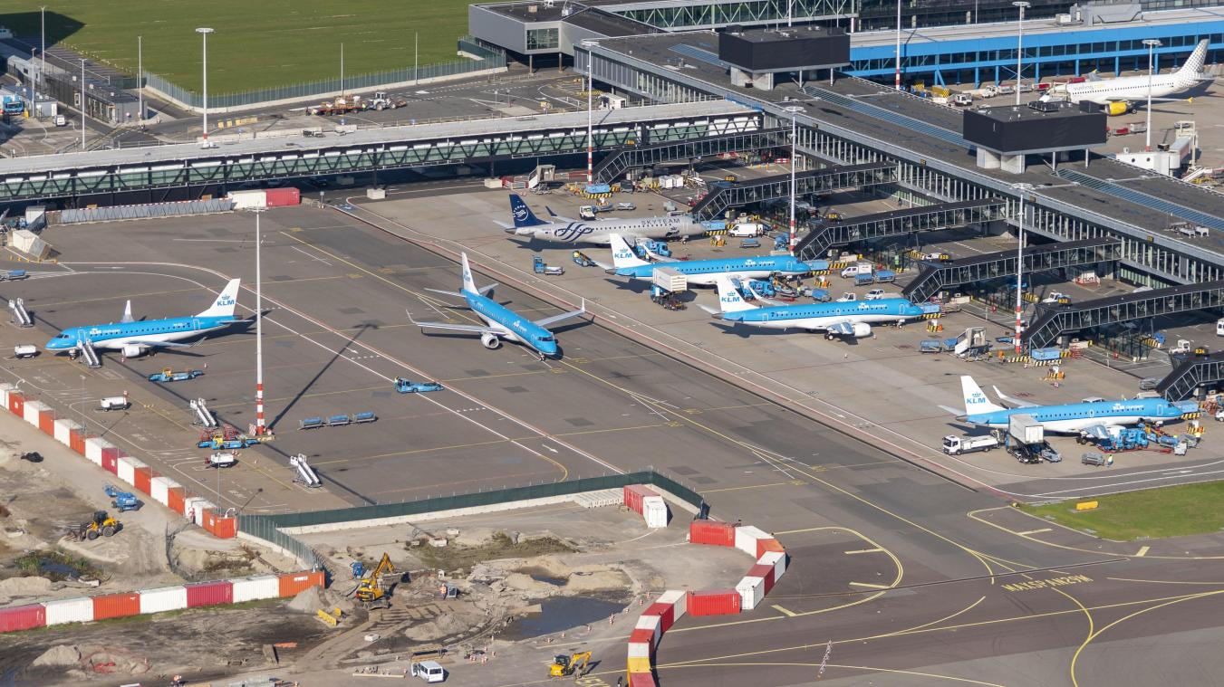 <p>Der Flughafen Schiphol in Amsterdam.</p>