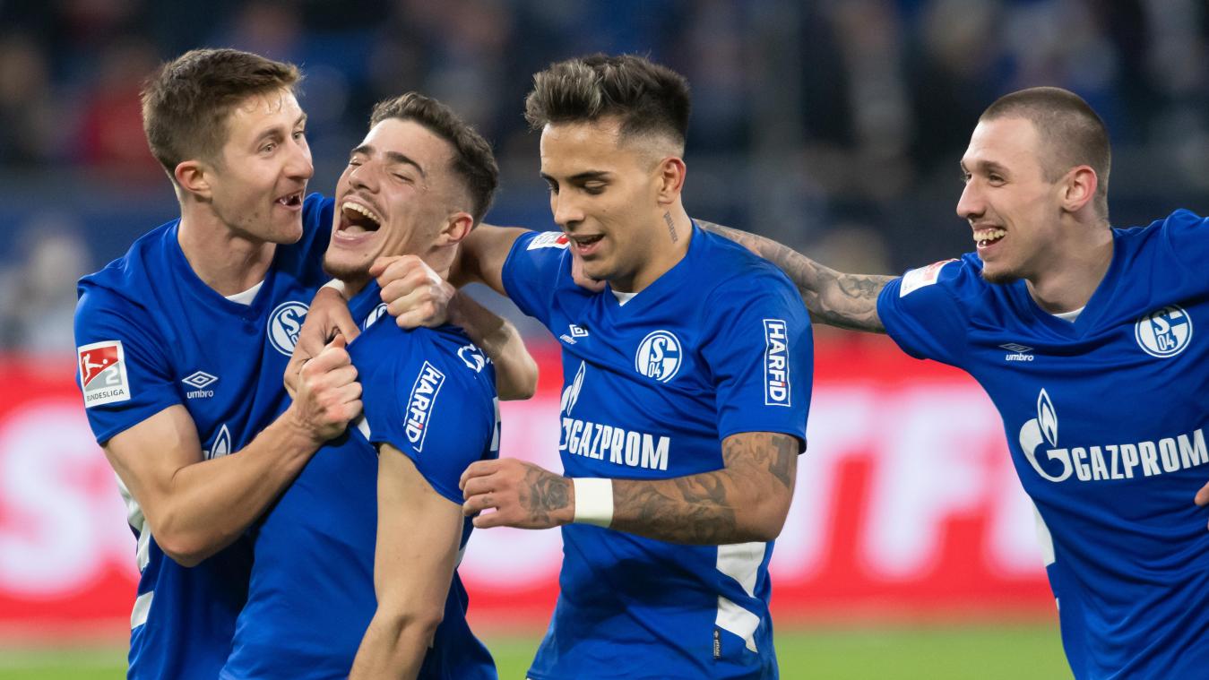 <p>Schalke jubelt über den klaren Sieg gegen Nürnberg.</p>