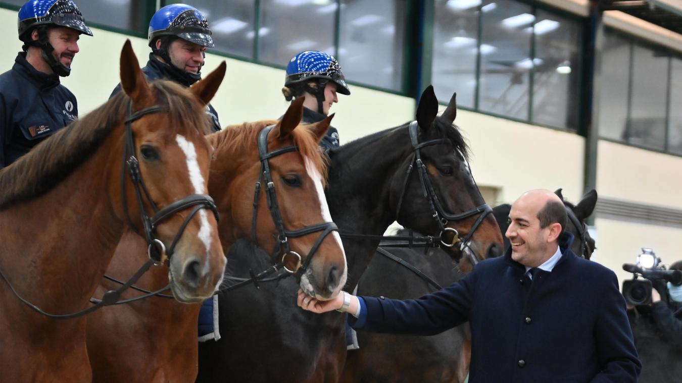 <p>Staatssekretär Mathieu Michel (MR) statte am Freitag dem Areal einen Besuch ab.</p>