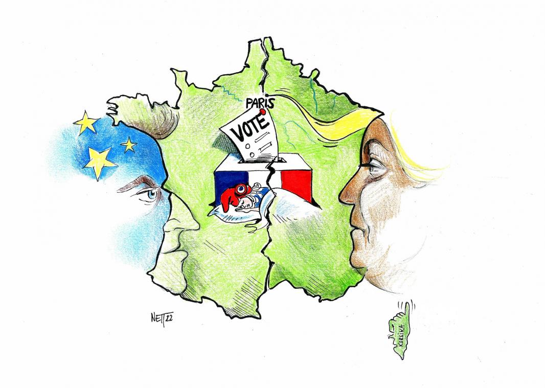 <p>Die Franzosen haben die Wahl</p>
