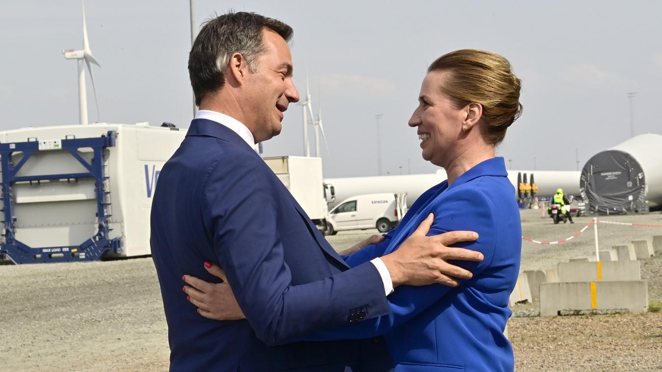 <p>Ziehen an einem Strang: Premier Alexander De Croo und die dänische Regierungschefin Mette Frederiksen</p>