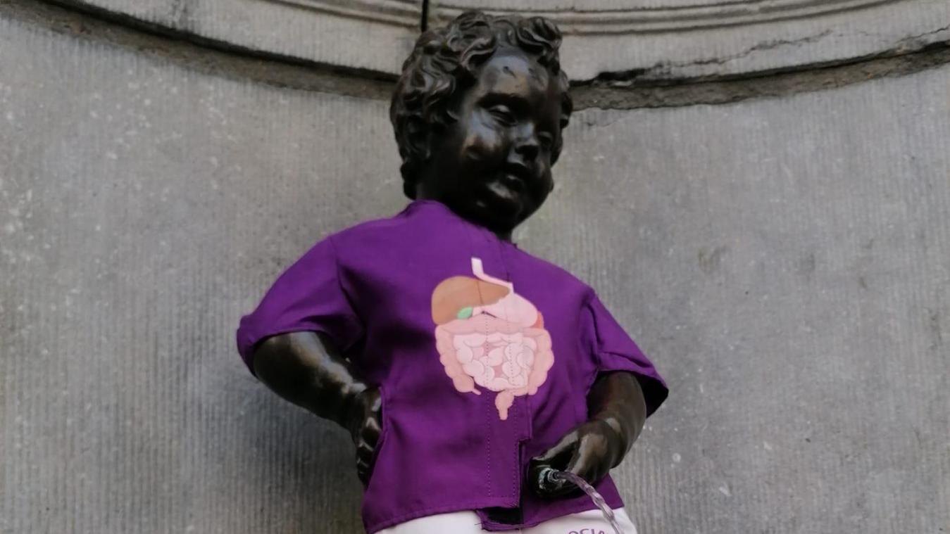 <p>Das Manneken Pis ist am Donnerstag neu eingekleidet worden.</p>