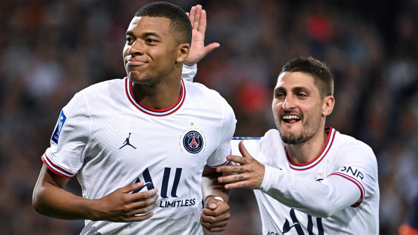 <p>Der französische Fußball-Weltmeister Kylian Mbappe bleibt bei Paris St. Germain.</p>