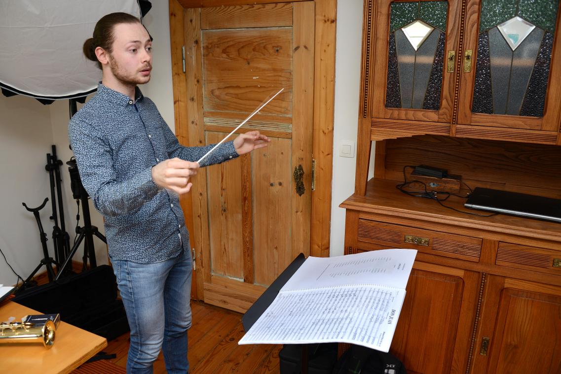 <p>Joris Rompen hat bisher Erfahrungen mit Amateur- und Studentenorchestern. In Kerkrade wird er erstmals ein professionelles Ensemble dirigieren.</p>