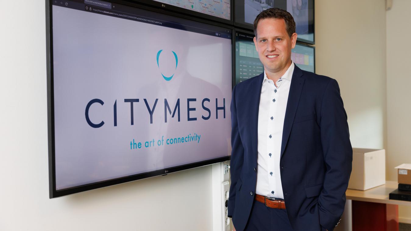 <p>Mitch De Geest, CEO von Citymesh</p>