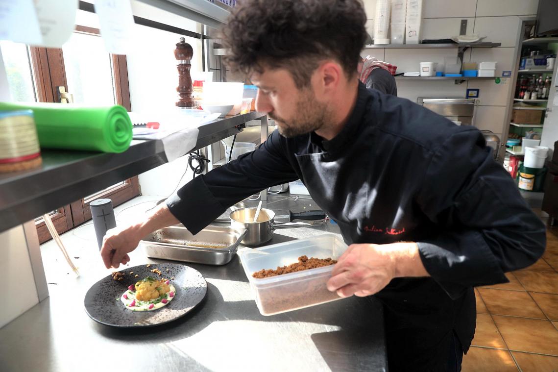 <p>Julien Solheid steht seit einigen Wochen in der Küche des Petit Mont-Rigi.</p>