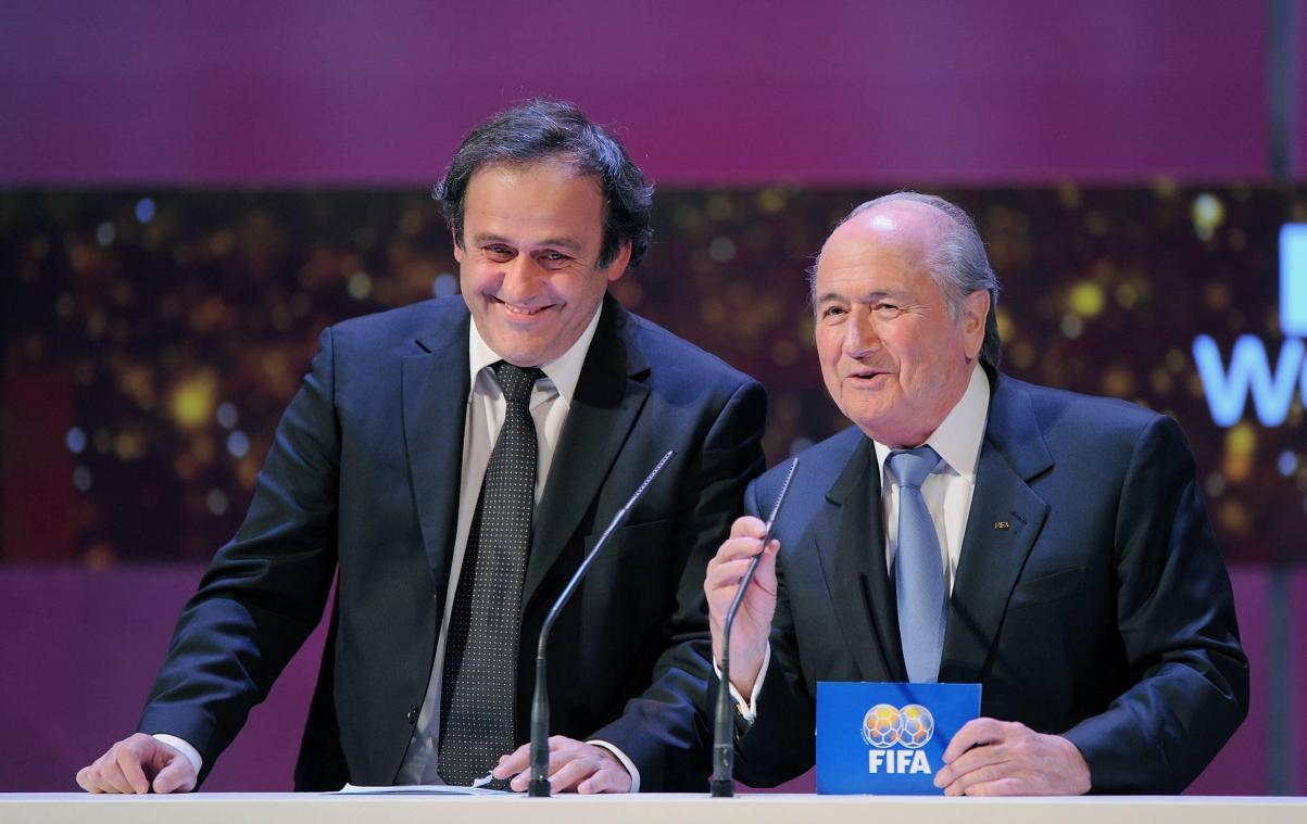 <p>Blatter und Platini freigesprochen</p>
