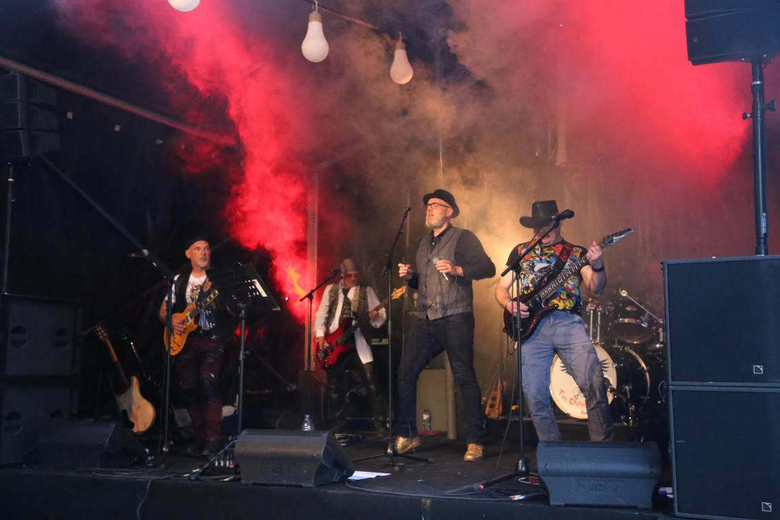 <p>Die „Crashing Owls“ standen am Samstag zum dritten Mal auf der Bühne.</p>