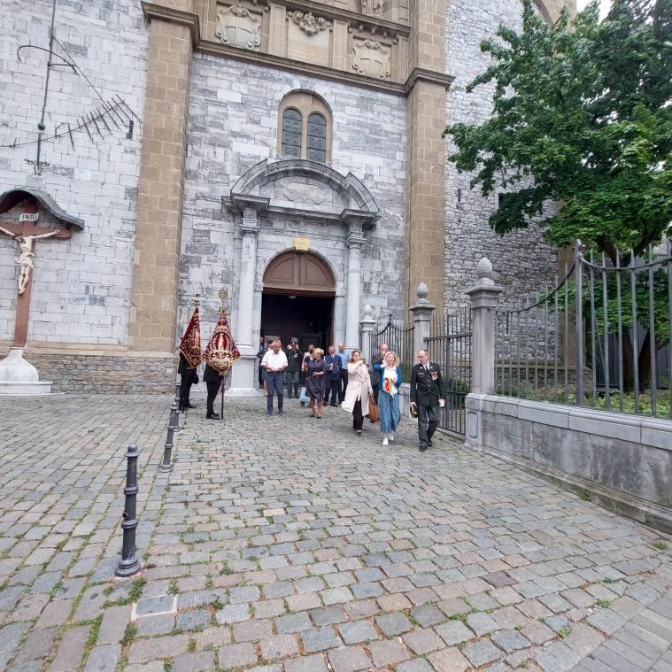 <p>Nach dem Te Deum in der St.Nikolaus-Kirche in Eupen wurde ein Empfang im Rathaus abgehalten.</p>
