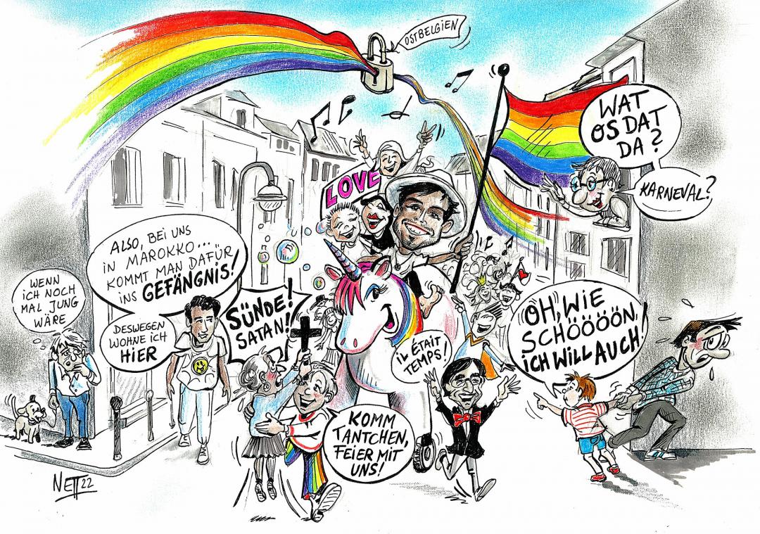 <p>Christopher Street day in St.Vith</p>
