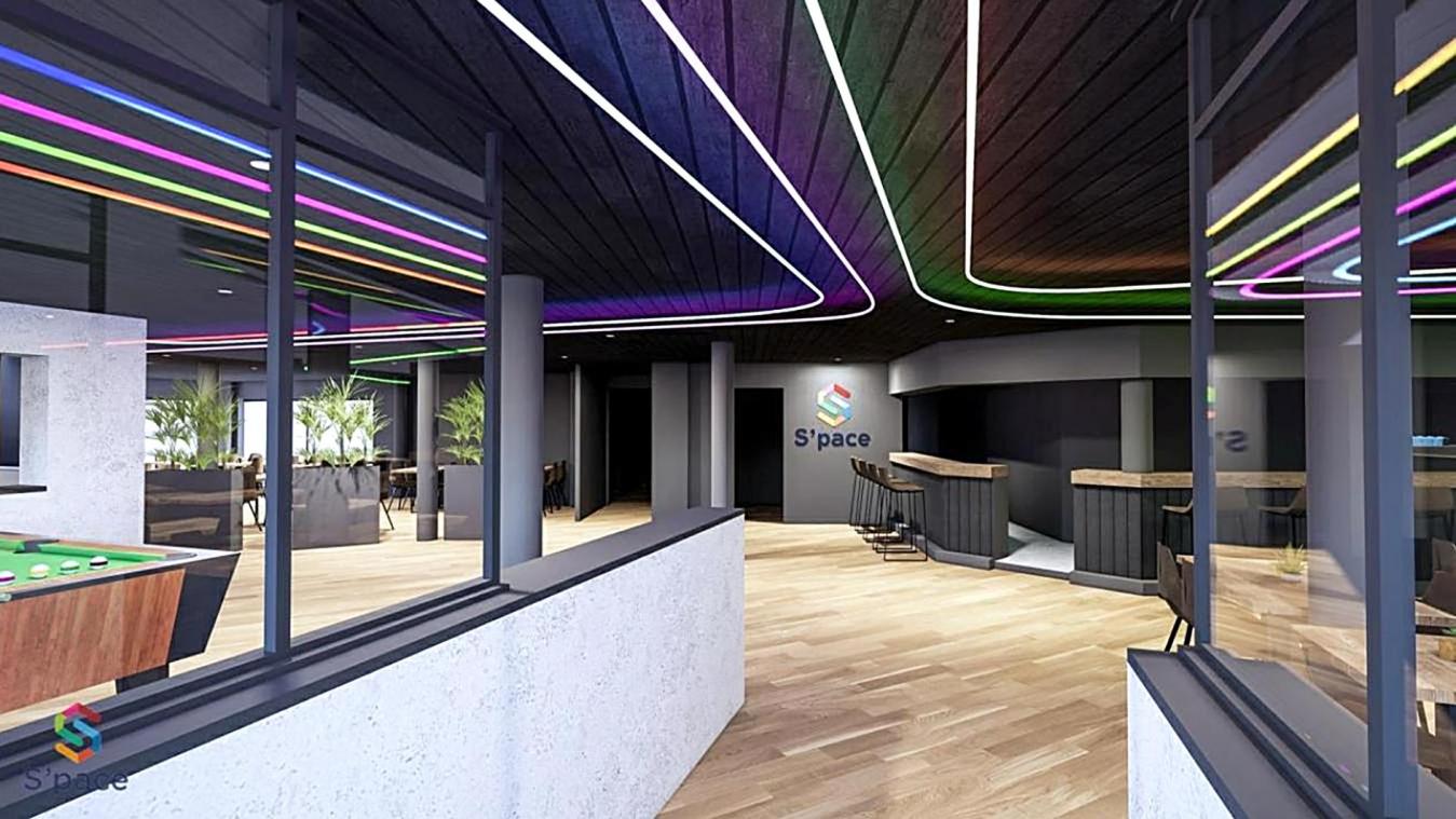 <p>So soll das Bowlingzentrum in Malmedy, das künftig „S’pace“ heißen wird, nach seiner Wiedereröffnung im November aussehen.</p>