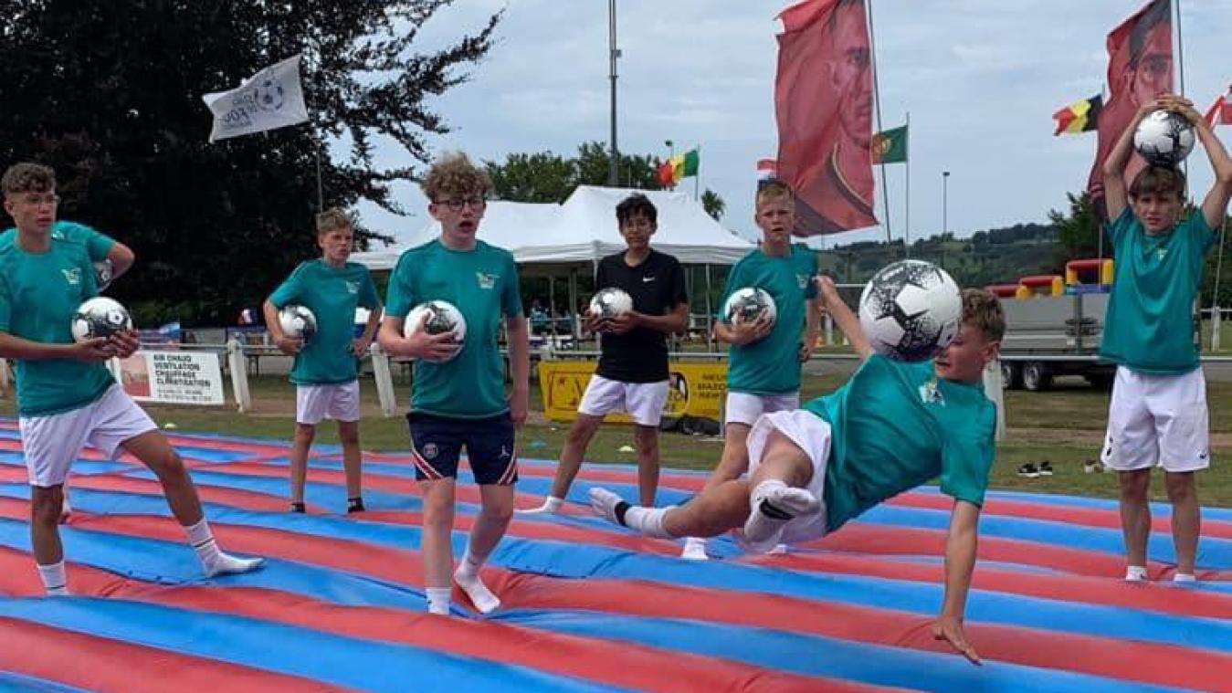 <p>160 Kinder erleben in Fußball-Ferienlager Weismes echte WM-Stimmung</p>
