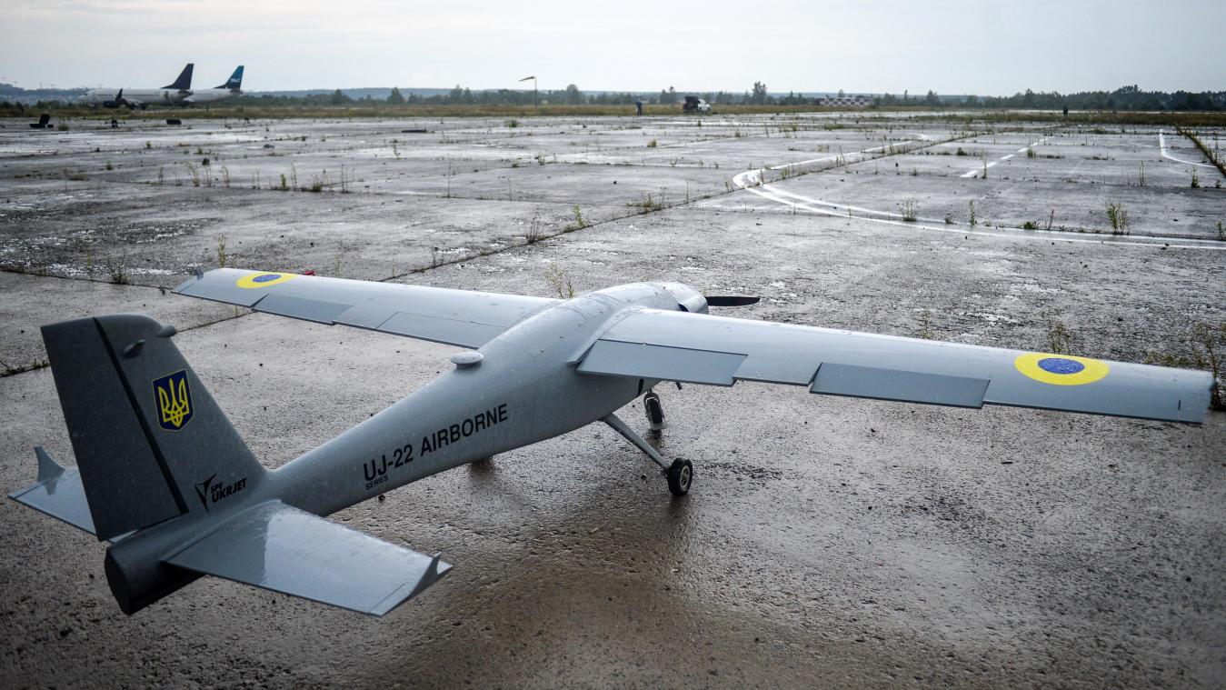<p>Zwei ukrainische Drohnen sollen über der Krim abgeschossen worden sein.</p>