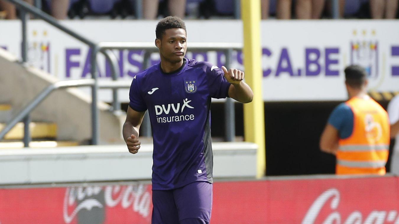 <p>Anderlechts 16-jähriger Youngster Julian Duranville erzielt nach nur sechs Minuten sein erstes Tor in der 1. Division.</p>