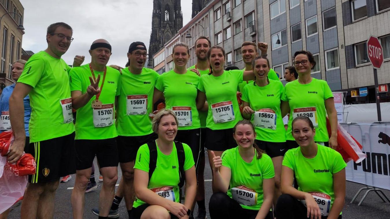 <p>Einige Osbelgier gingen beim Kölner Halbmarathon an den Start.</p>