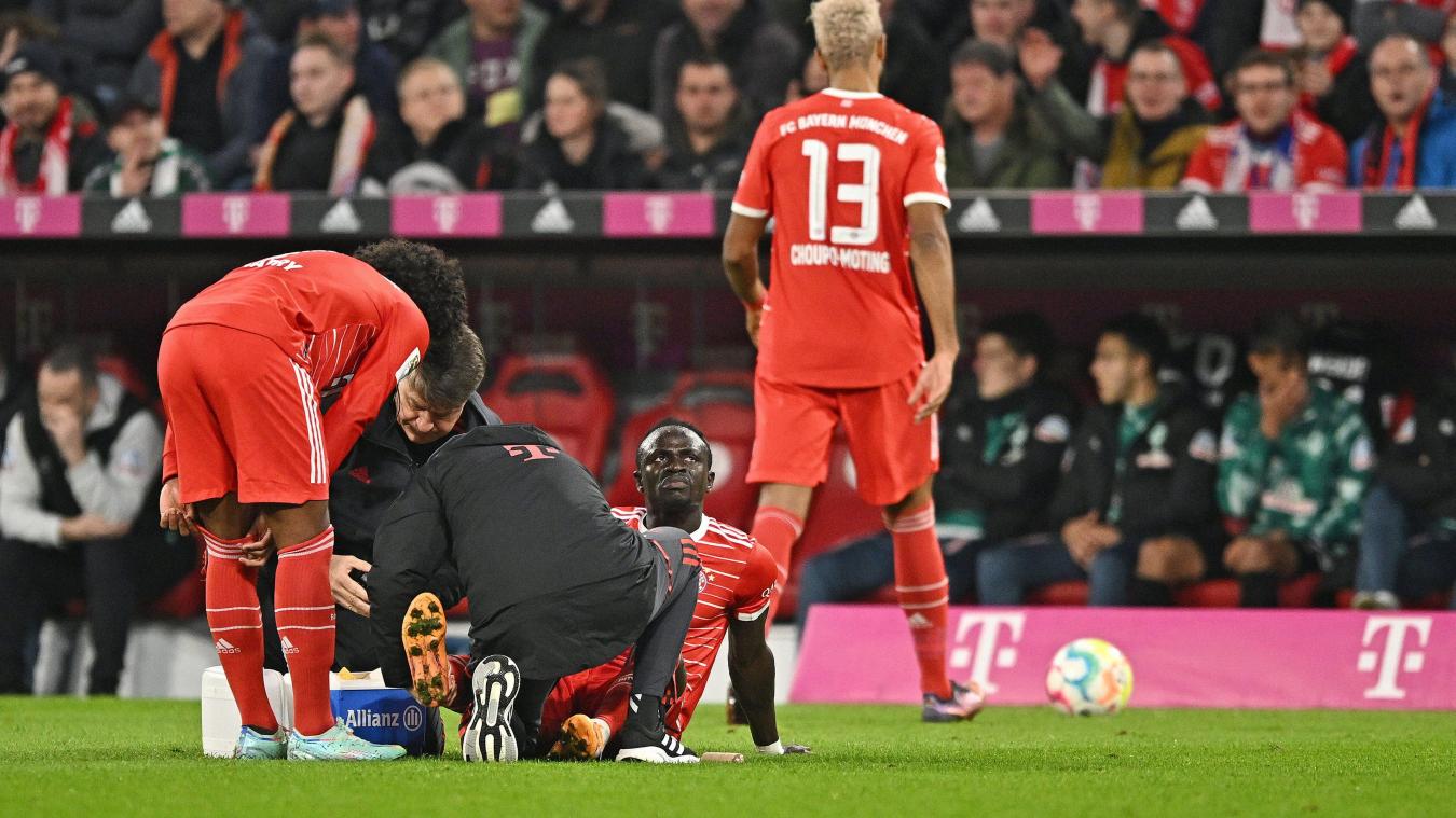 <p>Mané verletzte sich beim Dienstagsspiel der Bayern gegen Bremen.</p>