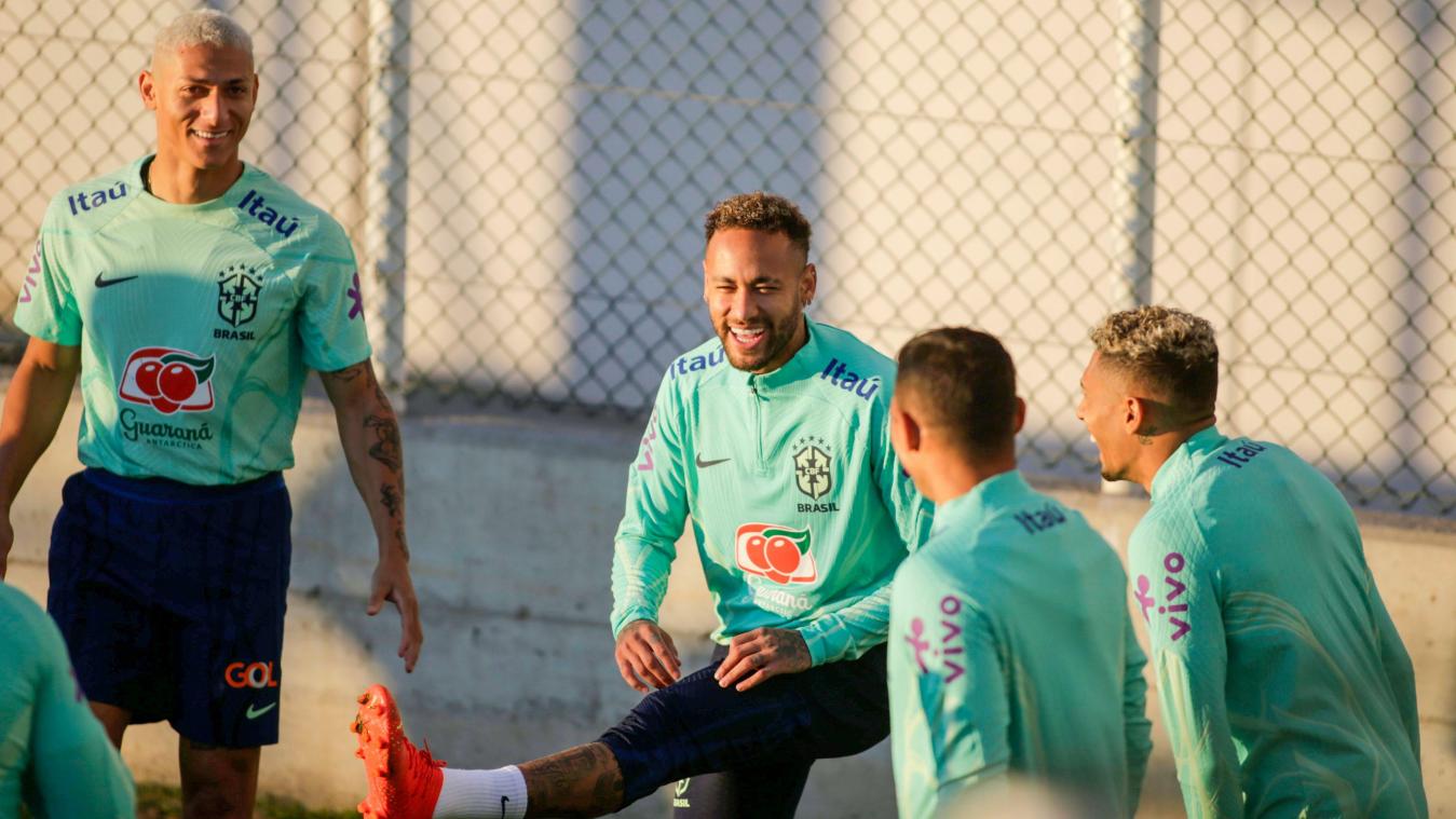 <p>Neymars Brasilianer gehören zu den Topfavoriten auf den WM-Titel.</p>