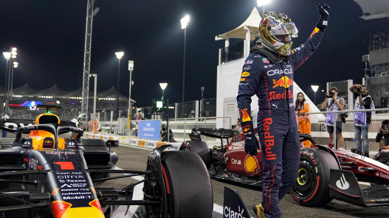 <p>Auch in Abu Dhabi wird Max Verstappen von der Pole Position starten.</p>